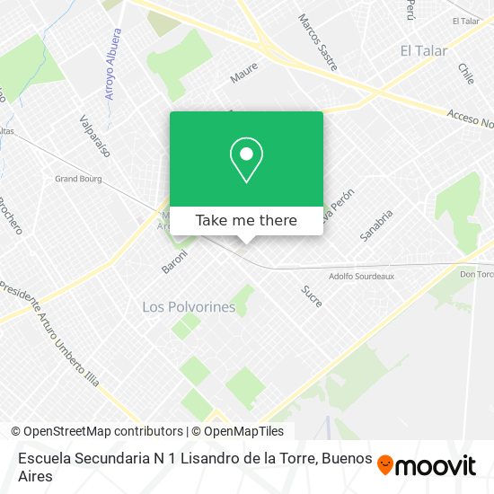 Escuela Secundaria N 1 Lisandro de la Torre map