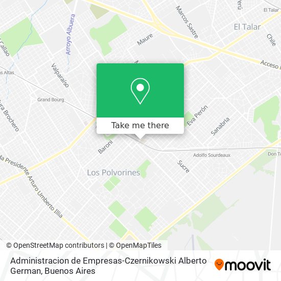 Administracion de Empresas-Czernikowski Alberto German map