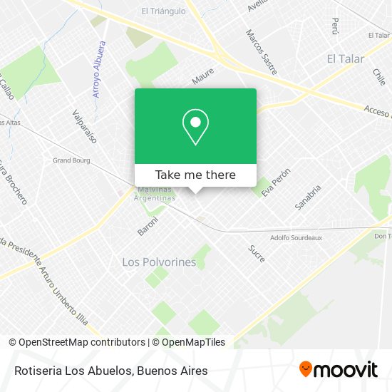 Rotiseria Los Abuelos map