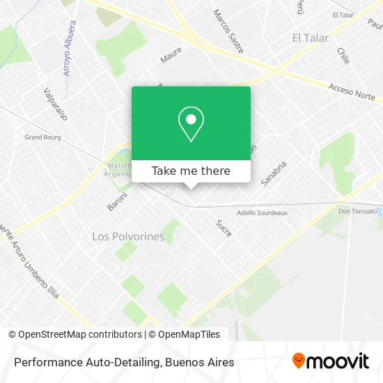 Performance Auto-Detailing map