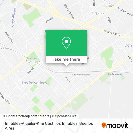 Mapa de Inflables-Alquiler-Kmi Castillos Inflables