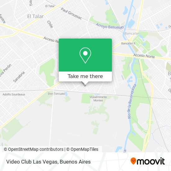 Video Club Las Vegas map