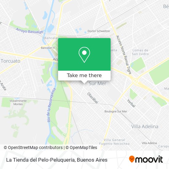 Mapa de La Tienda del Pelo-Peluquería