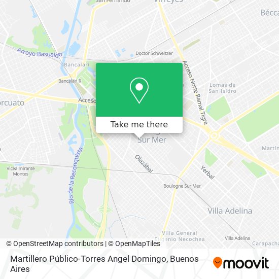 Mapa de Martillero Público-Torres Angel Domingo