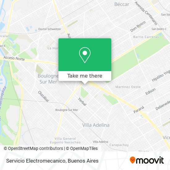 Servicio Electromecanico map