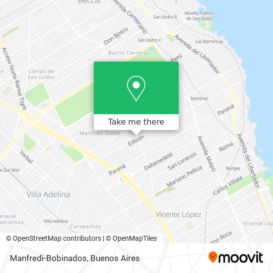 Manfredi-Bobinados map