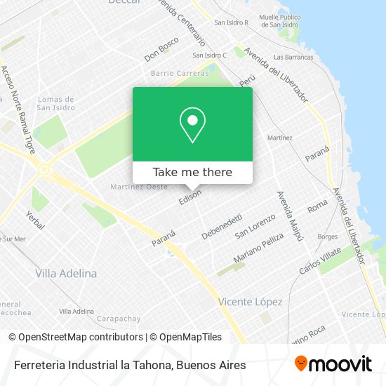 Ferreteria Industrial la Tahona map