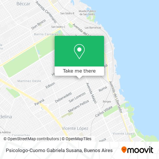 Psicologo-Cuomo Gabriela Susana map