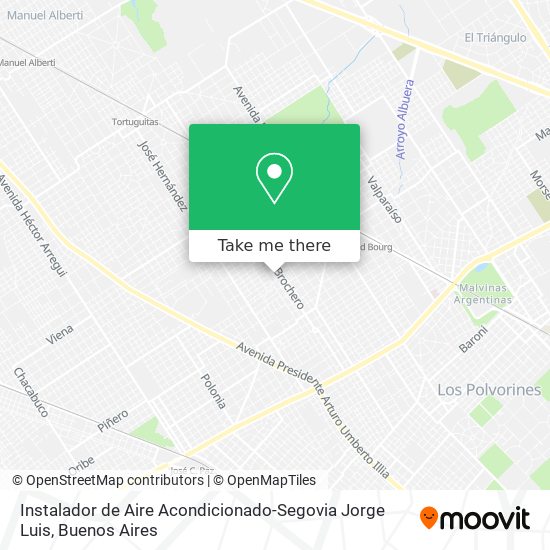 Instalador de Aire Acondicionado-Segovia Jorge Luis map