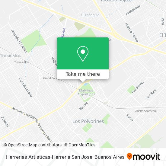 Mapa de Herrerias Artisticas-Herreria San Jose