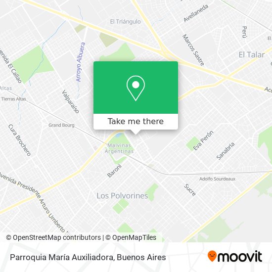 Mapa de Parroquia María Auxiliadora