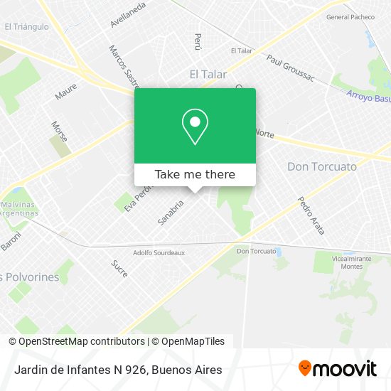 Jardin de Infantes N 926 map