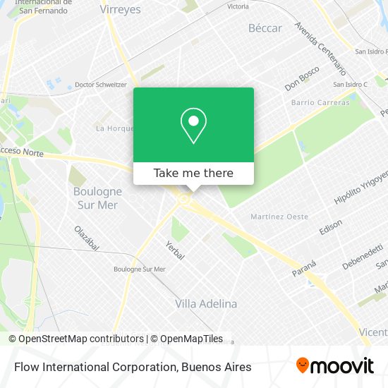 Flow International Corporation map