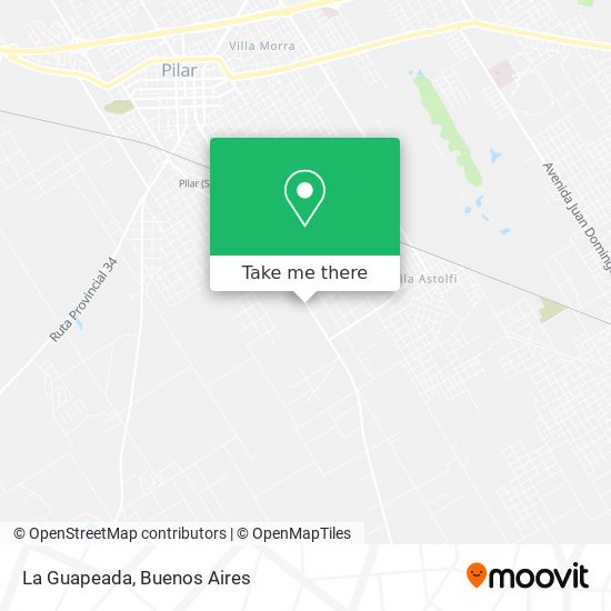 Mapa de La Guapeada