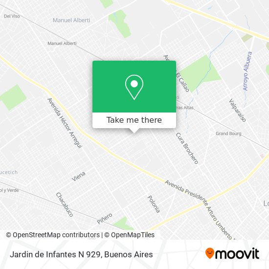 Jardin de Infantes N 929 map