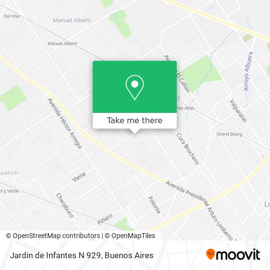 Mapa de Jardin de Infantes N 929