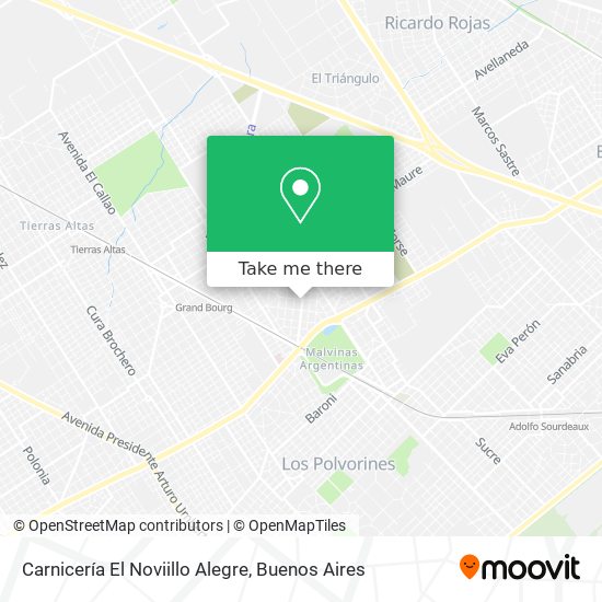 Carnicería El Noviillo Alegre map