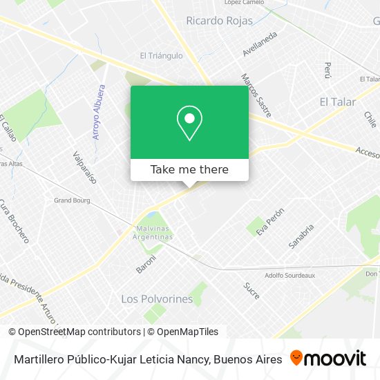 Martillero Público-Kujar Leticia Nancy map