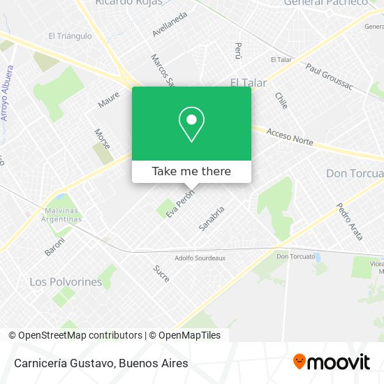 Carnicería Gustavo map