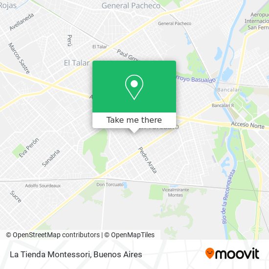 La Tienda Montessori map