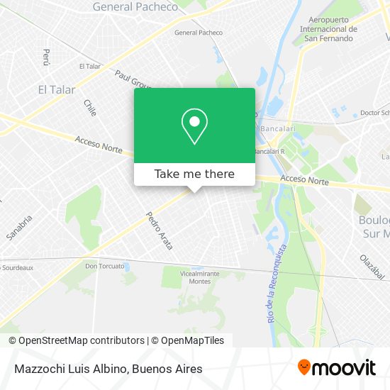 Mazzochi Luis Albino map