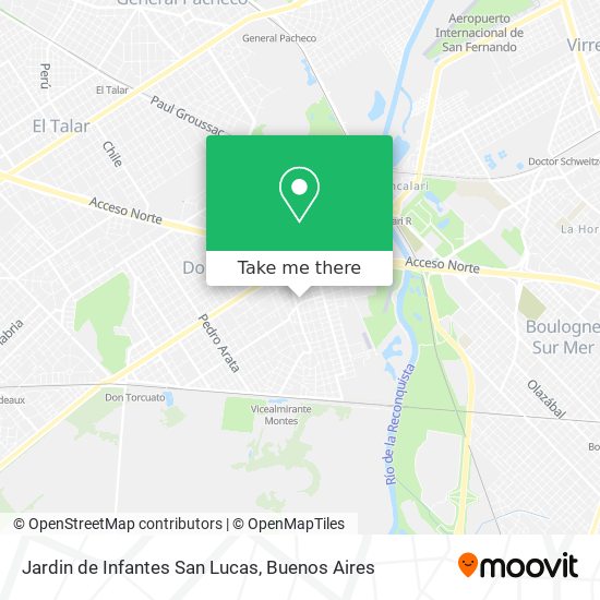 Jardin de Infantes San Lucas map