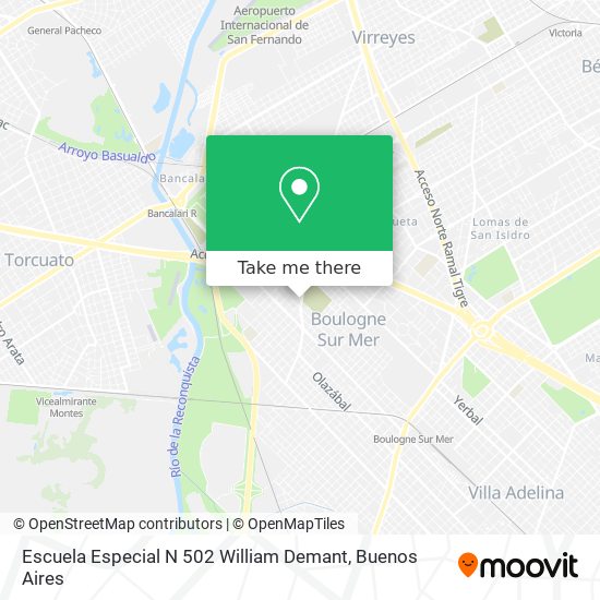 Escuela Especial N 502 William Demant map