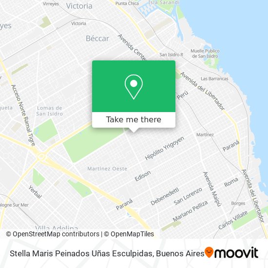 Stella Maris Peinados Uñas Esculpidas map