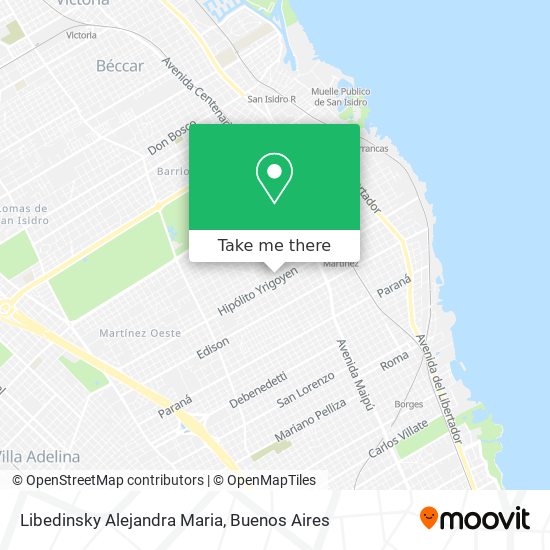 Libedinsky Alejandra Maria map