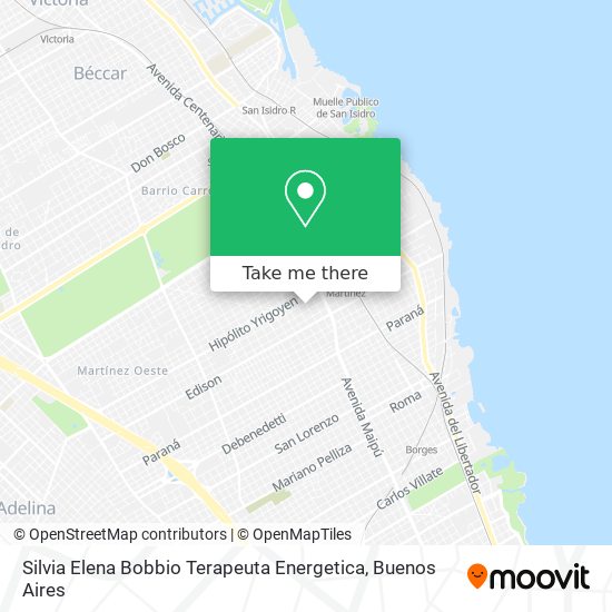 Silvia Elena Bobbio Terapeuta Energetica map