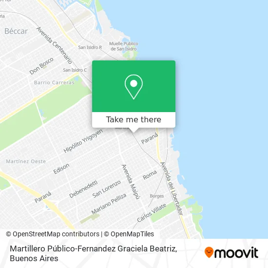 Mapa de Martillero Público-Fernandez Graciela Beatriz