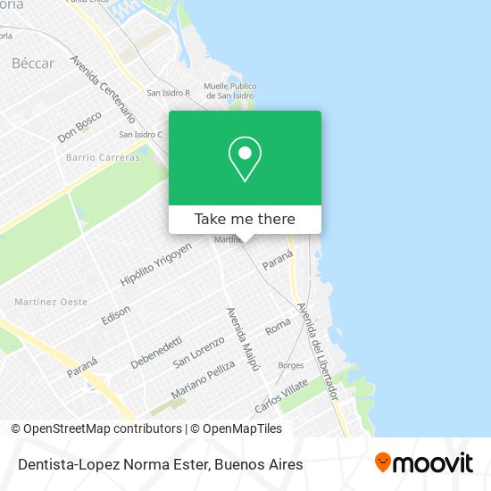 Dentista-Lopez Norma Ester map