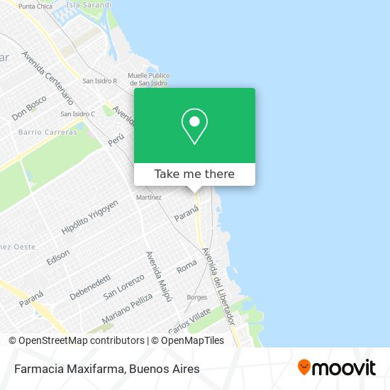 Farmacia Maxifarma map