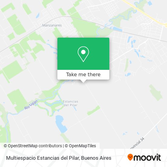 Multiespacio Estancias del Pilar map