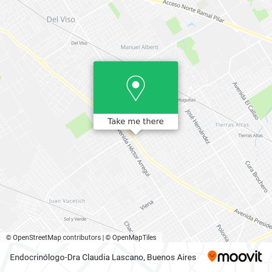 Endocrinólogo-Dra Claudia Lascano map