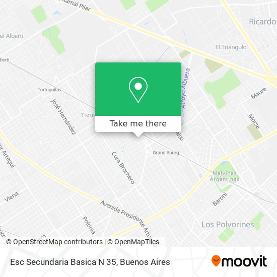 Mapa de Esc Secundaria Basica N 35