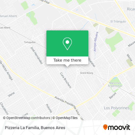 Pizzeria La Familia map