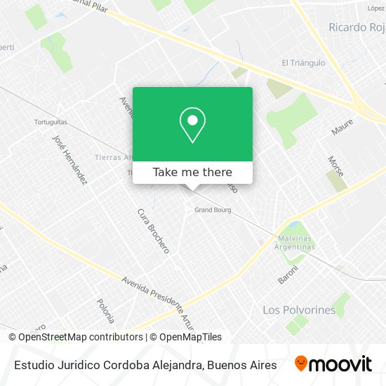 Estudio Juridico Cordoba Alejandra map