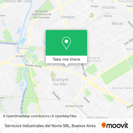 Servicios Industriales del Norte SRL map