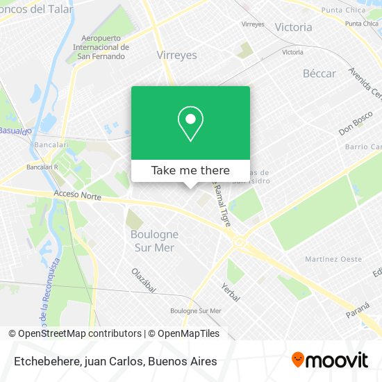 Mapa de Etchebehere, juan Carlos