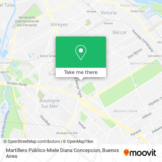 Mapa de Martillero Público-Miele Diana Concepcion