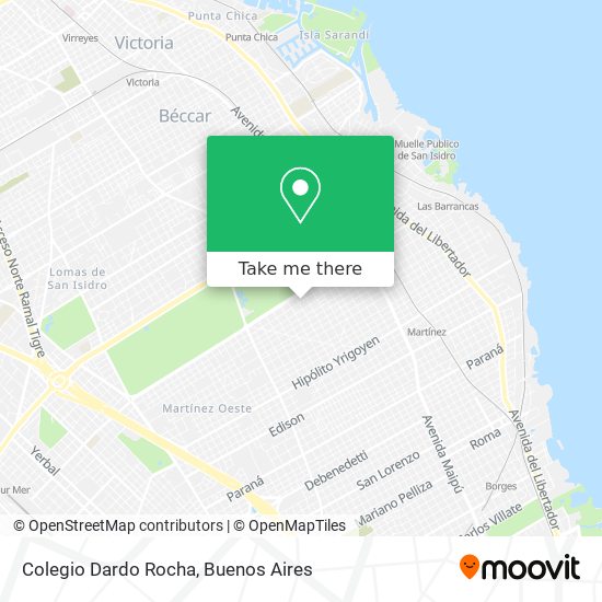 Mapa de Colegio Dardo Rocha