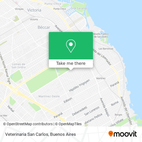 Veterinaria San Carlos map