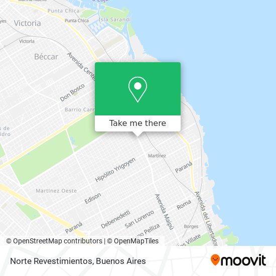 Norte Revestimientos map