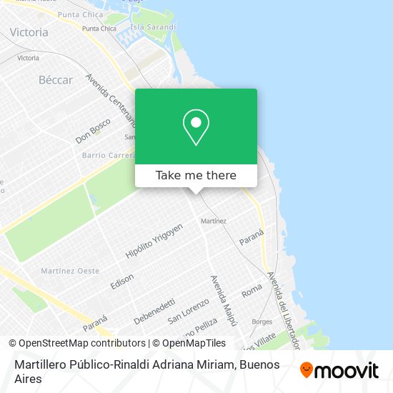 Martillero Público-Rinaldi Adriana Miriam map
