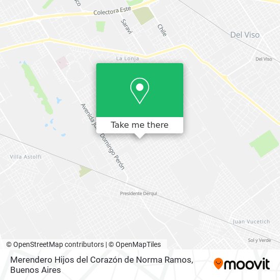 Merendero Hijos del Corazón de Norma Ramos map