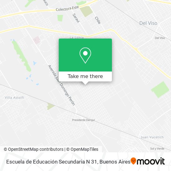 Escuela de Educación Secundaria N 31 map
