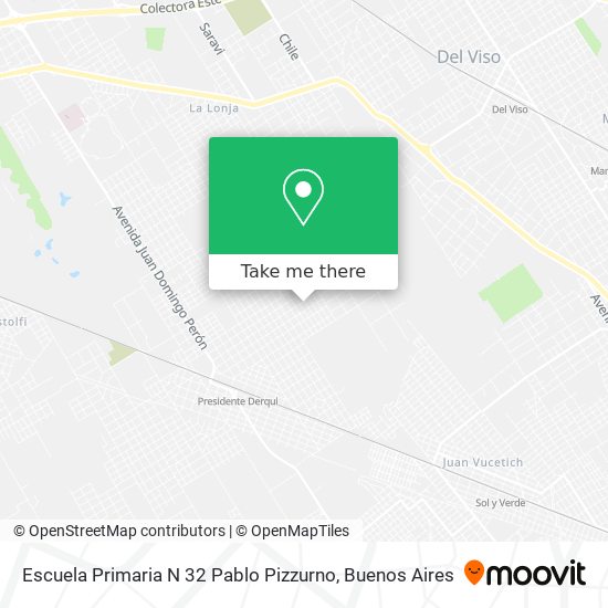 Escuela Primaria N 32 Pablo Pizzurno map