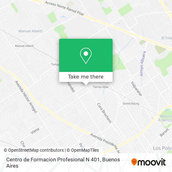 Centro de Formacion Profesional N 401 map