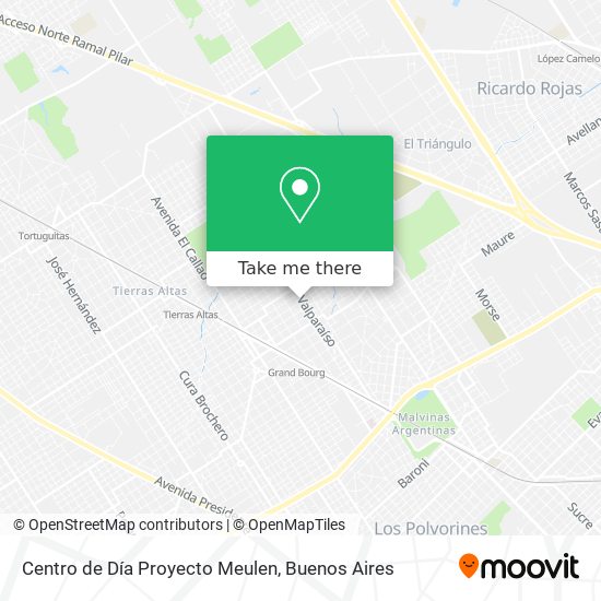 Mapa de Centro de Día Proyecto Meulen